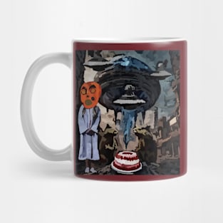 watercolor groundhog birthday nightmare Mug